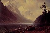 Albert Bierstadt Famous Paintings - Lake Louise